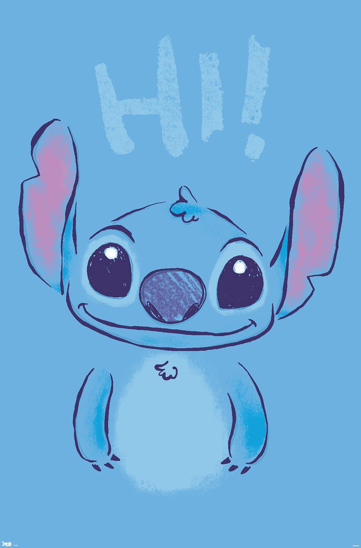 Trends International Disney Lilo And Stitch - Hi Wall Poster, 22.375'' X 34'', Unframed Version