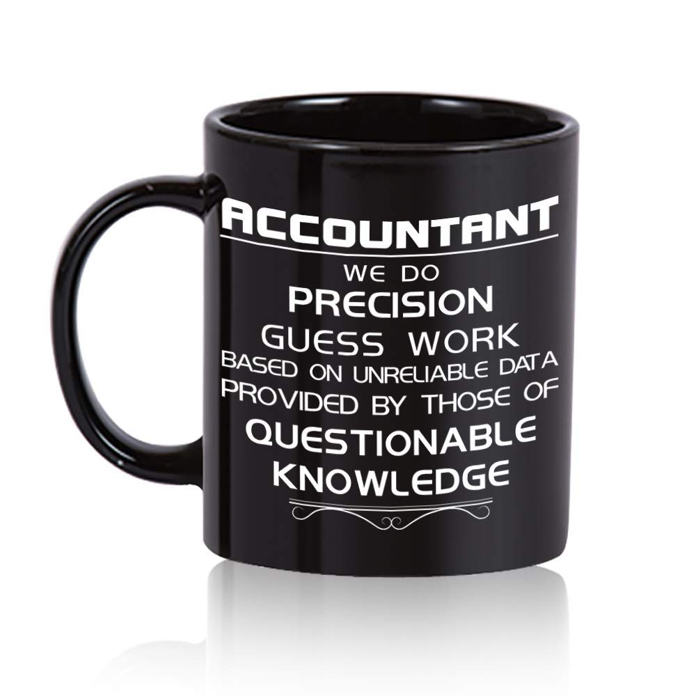 Accountant Coffee Mug. Accountant gift 11 oz. black
