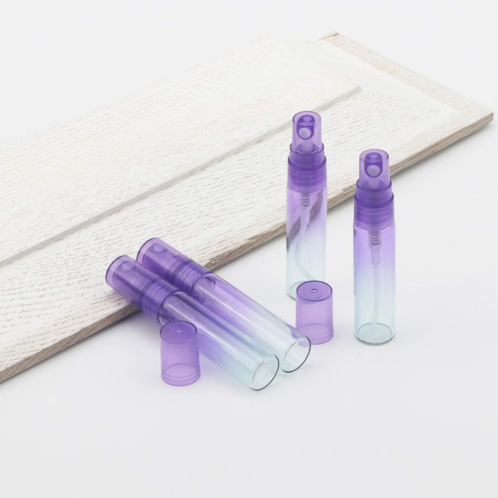 Kesell 20Pack 5Ml Spray Bottle Gradient Colored Refillable Empty Spray Bottle Small Fine Mist Spray Bottle Mini Perfume Bottles