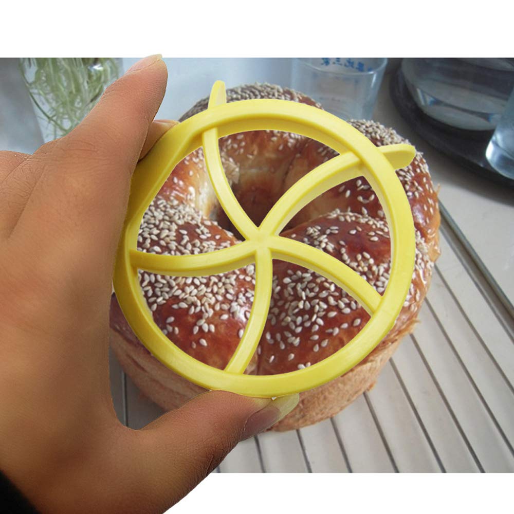 Teamnigt 1 Pcs Homemade Kaiser Bread Roll Maker Mold Cake Bread Slicer Cutting Tool For Kitchen Baking D  Cor