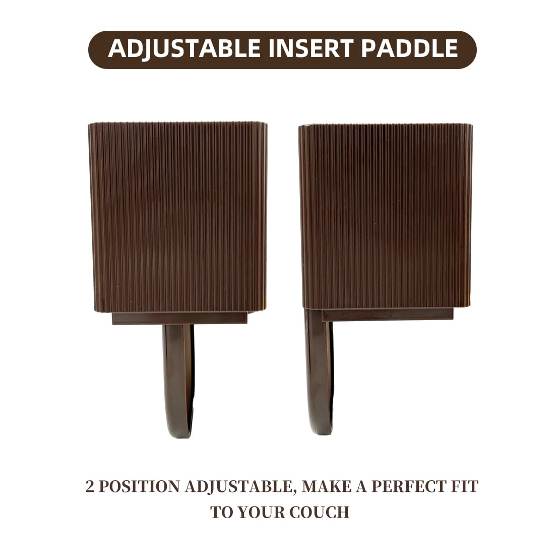 Couch Anti-Spill Drink Holder Tray, Couch Seat Cushion Cup Beverage Holder For Cups, Mugs, Bottles, Cans (Brown)