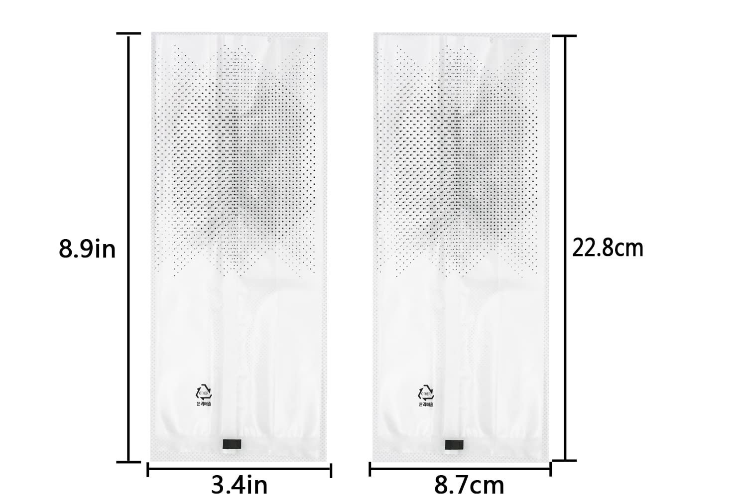 Sailing-Go 100 Pcs./Pack Translucent Plastic Bags For Cookie,Cake,Chocolate,Candy,Snack Wrapping Good For Bakery Party With Than
