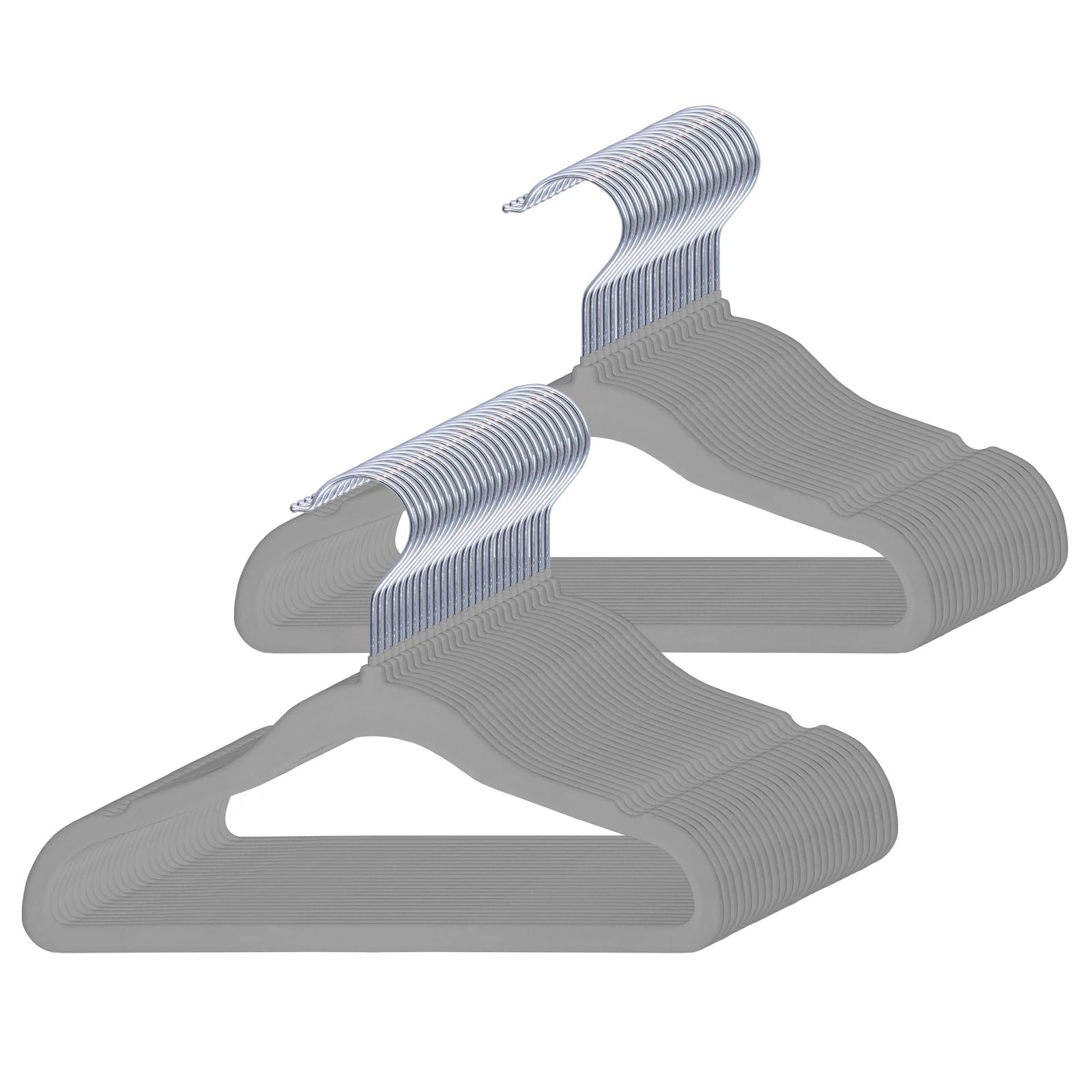 Goodtou Kids Velvet Hangers 50 Pack, Non Slip Baby Hangers For Closet Children'S Clothes Hangers Felt Clothes Hanger For Infant/