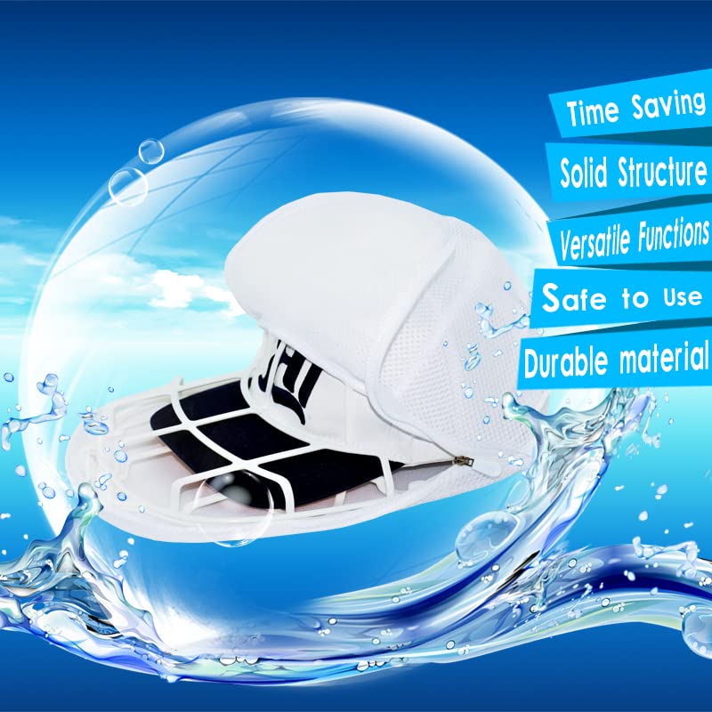 Mchkj 3 Pack Hat Washer For Washing Machine - Hat Cage For Washing, Hat Laundry Wash Bags For Baseball Caps, Hat Cleaner For Was