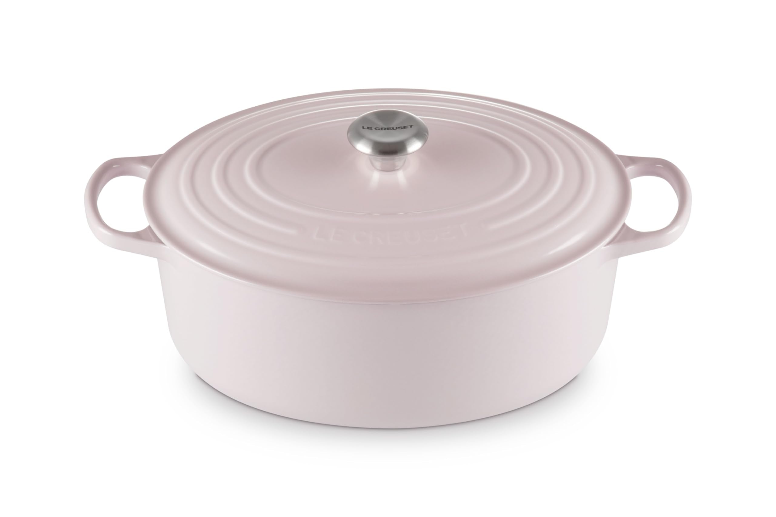 Le Creuset Enameled Cast Iron Signature Oval Dutch Oven, 8 Qt., Shallot