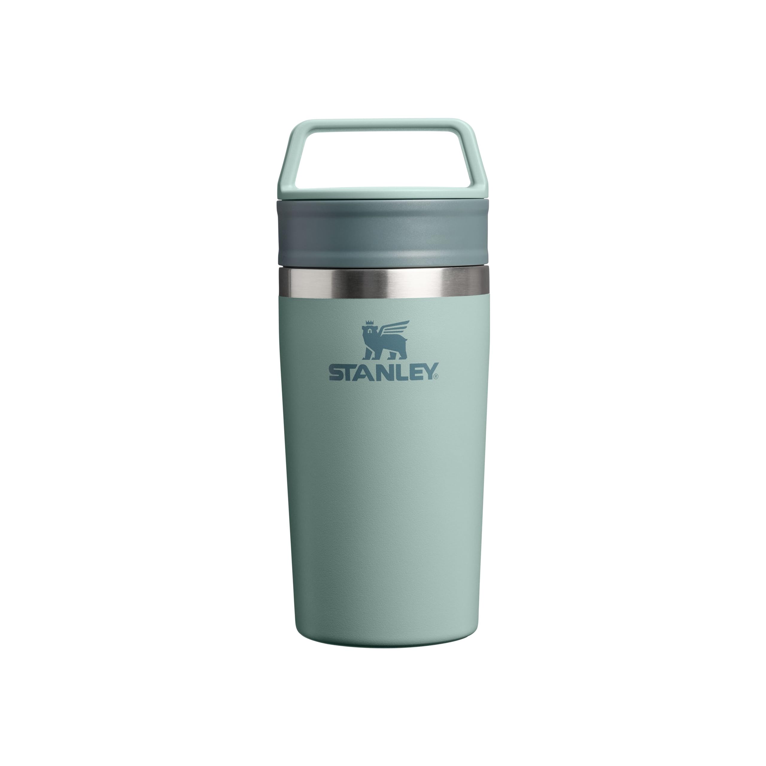 STANLEY 1913 Cafe toGo Travel Mug 0.35L  Keeps 4 Hours Hot  5 Hours Cold  Stainless Steel Thermal Mug  Dishwasher Safe  Ea