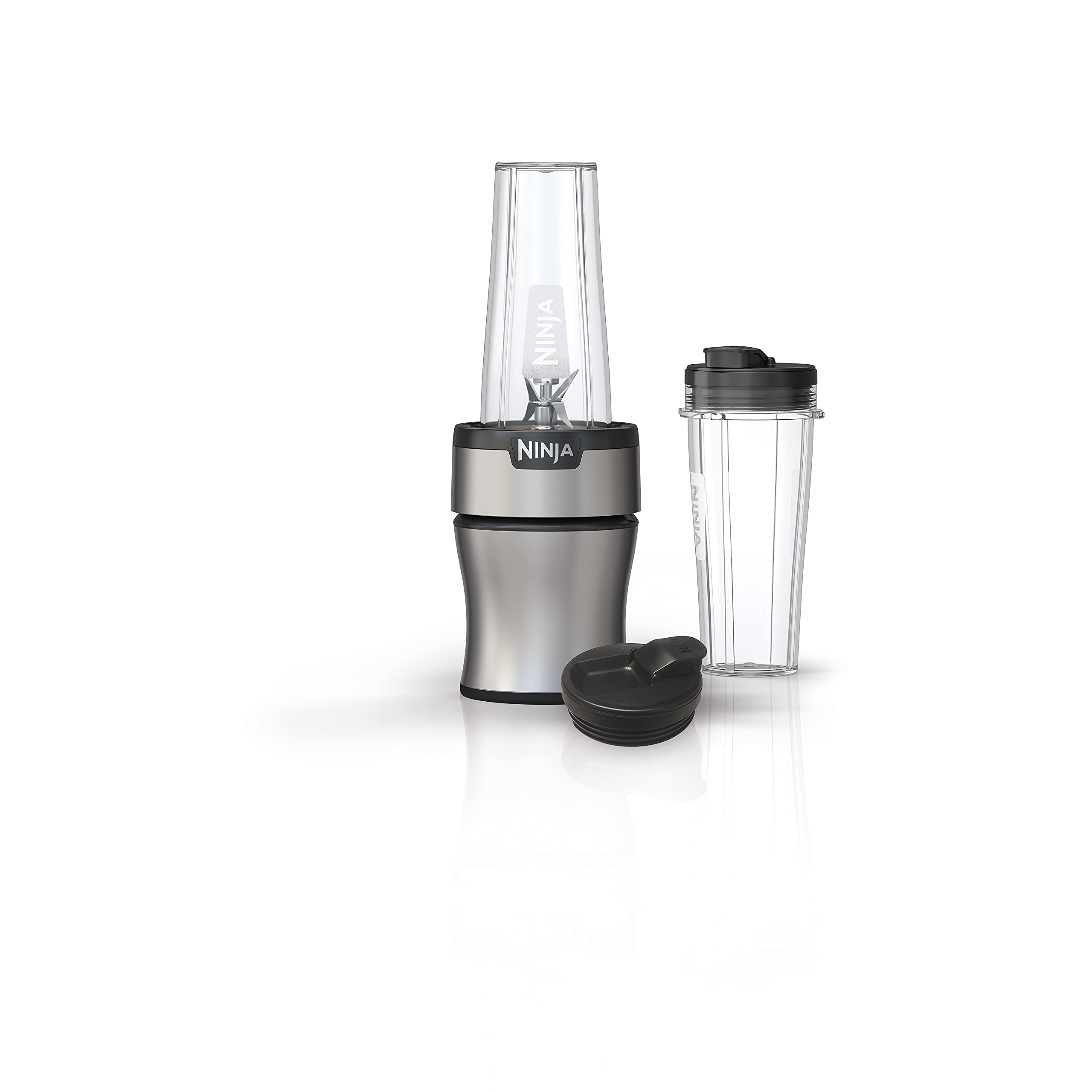 Ninja Bn300C, Personal Nutri-Blender With Ice-Crushing Technology, Black/Silver, 700W