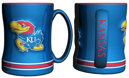 Kansas Jayhawks 15 Oz Relief Mug - Royal