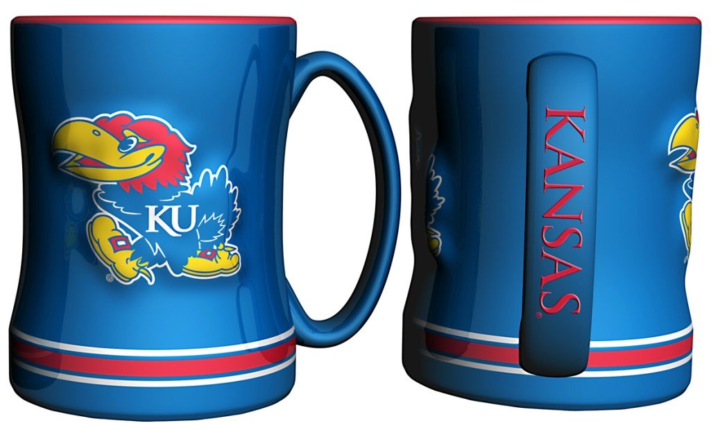 Kansas Jayhawks 15 Oz Relief Mug - Royal
