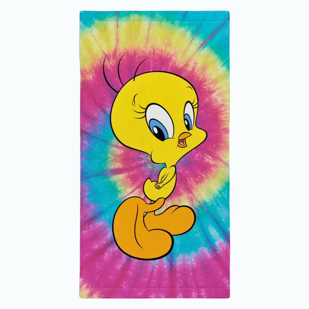 Franco The Looney Tunes Tweety Bird Super Soft Cotton Bath/Pool/Beach Towel, 60 In X 30 In, (Official Licensed Product) Collecti