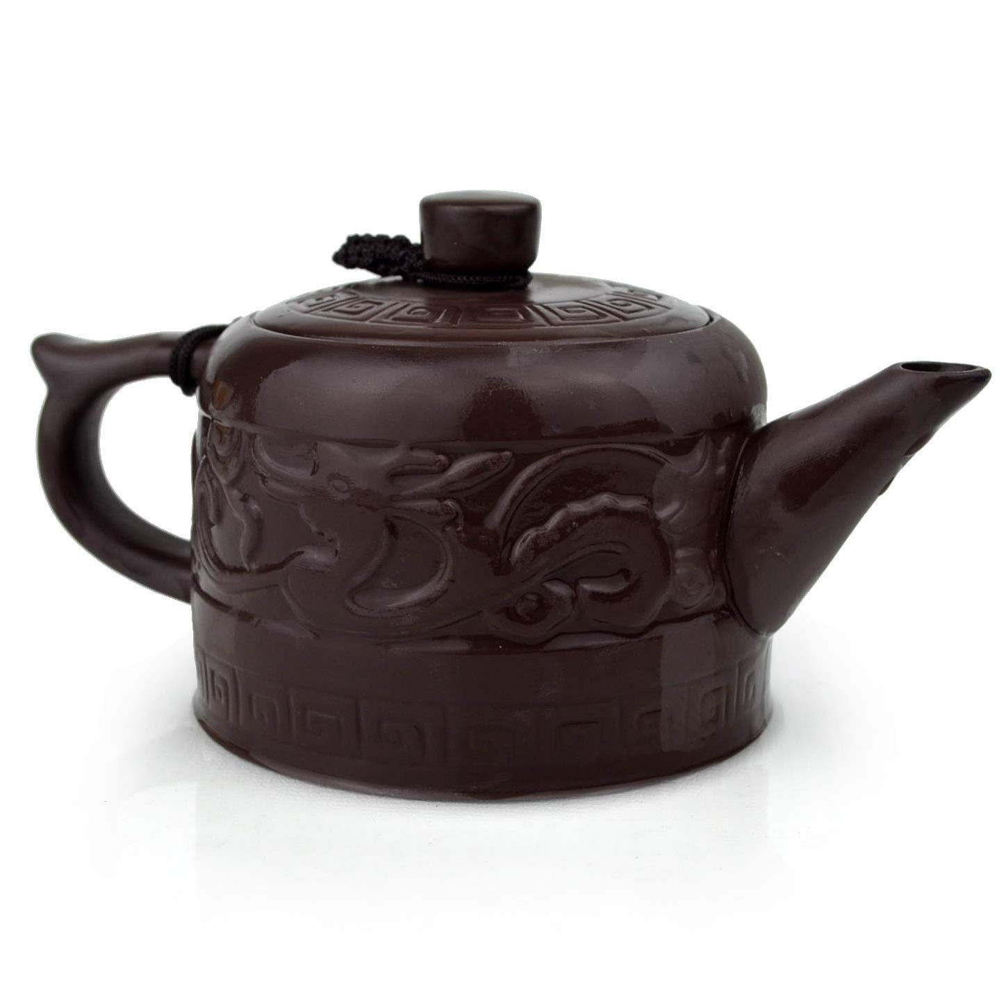 Teapot 8Oz Chinese Dragon Zisha Gongfu Tea Tool Infusers Loose Tea