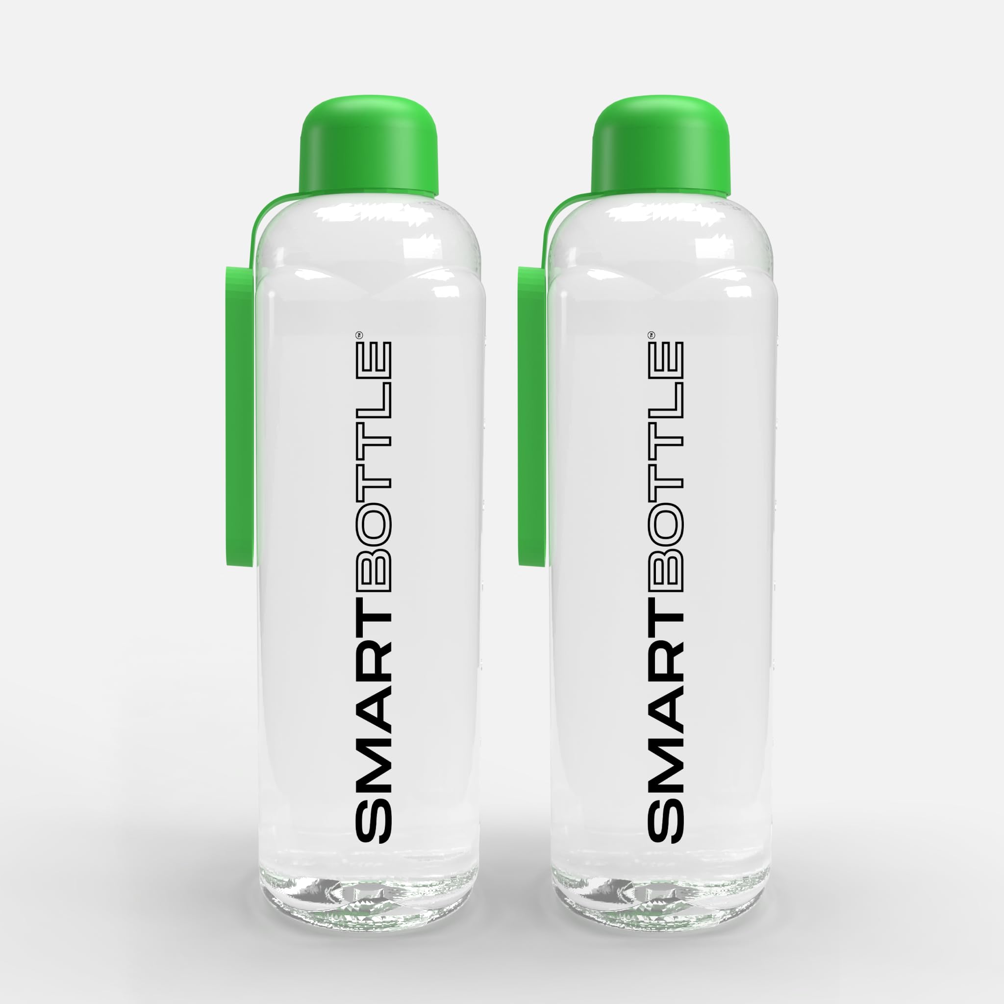 Smartbottle Large Reusable Water Bottle with Carry Ring, BPA Free, Dishwasher Safe, Lightweight for Travel, School, Outdoors, an