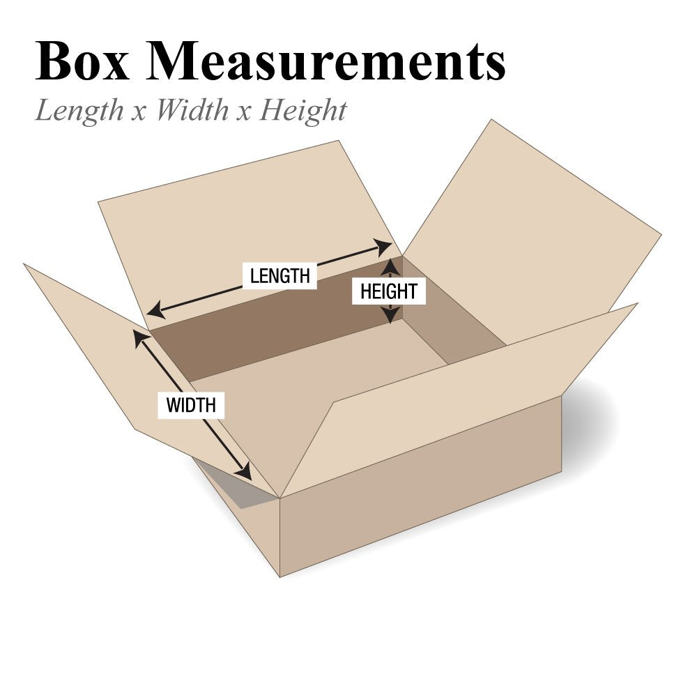 Partners Brand P12126 Flat Corrugated Boxes, 12L X 12W X 6H, Kraft (Pack Of 25)