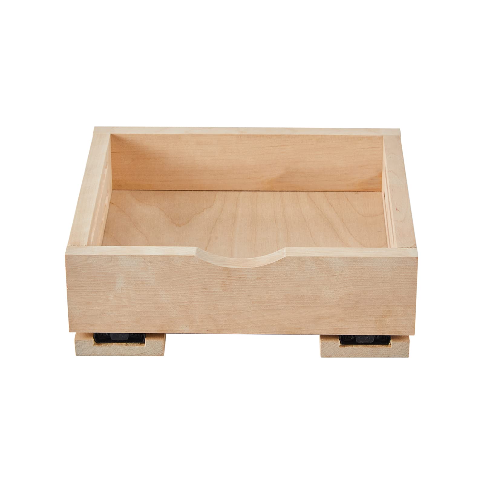 Luxurskingqyw Fully Assembled Drawer Wood Pull Out Tray Drawer Box Kitchen Cabinet Organizer, Cabinet Slide Out Shelve, Wooden P