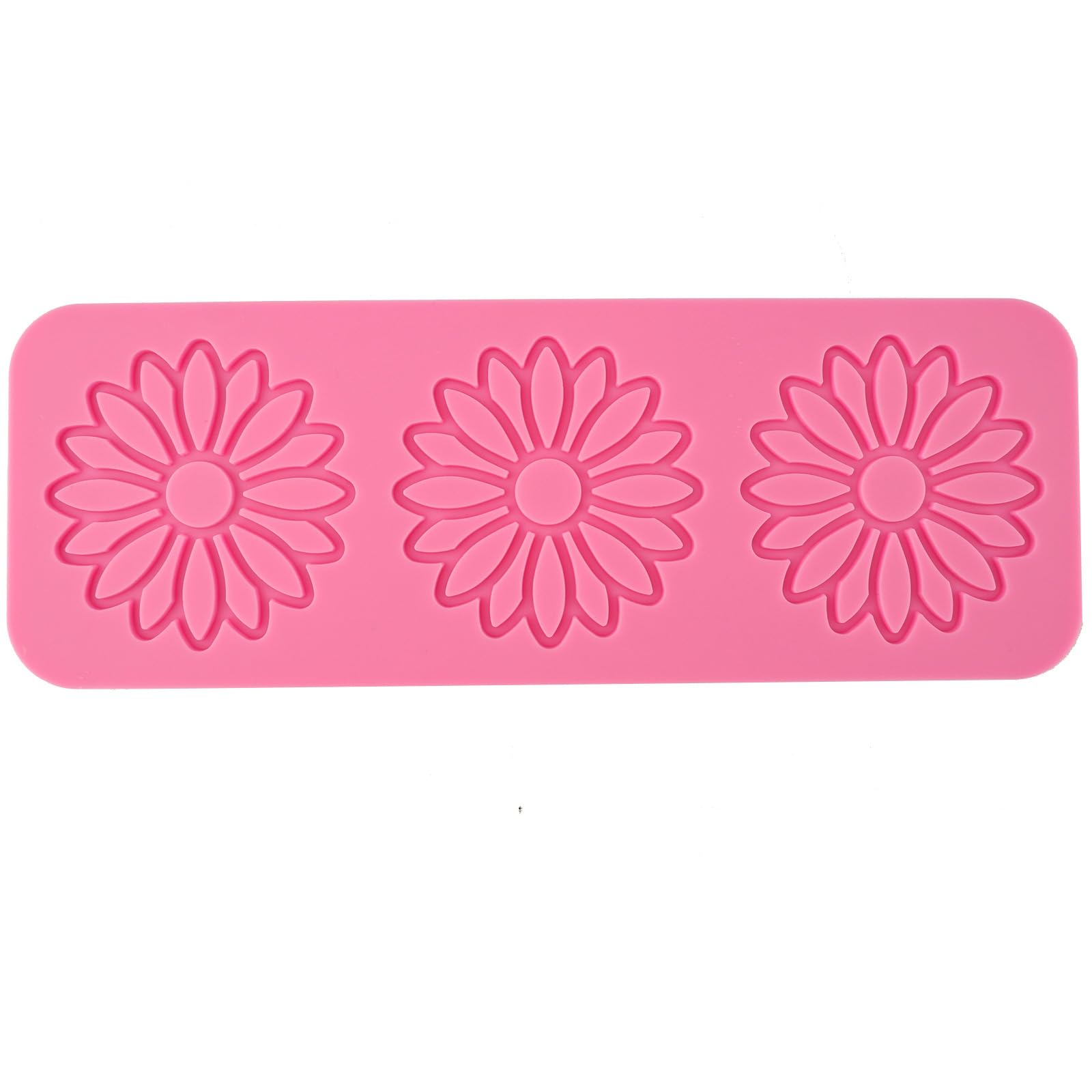 Hollow Silicone Mold 3D Flower Silicone Candy Mold Daisy Shaped Lace Mat For Cake Decorating Chocolate Fondant Tuille Paste Poly
