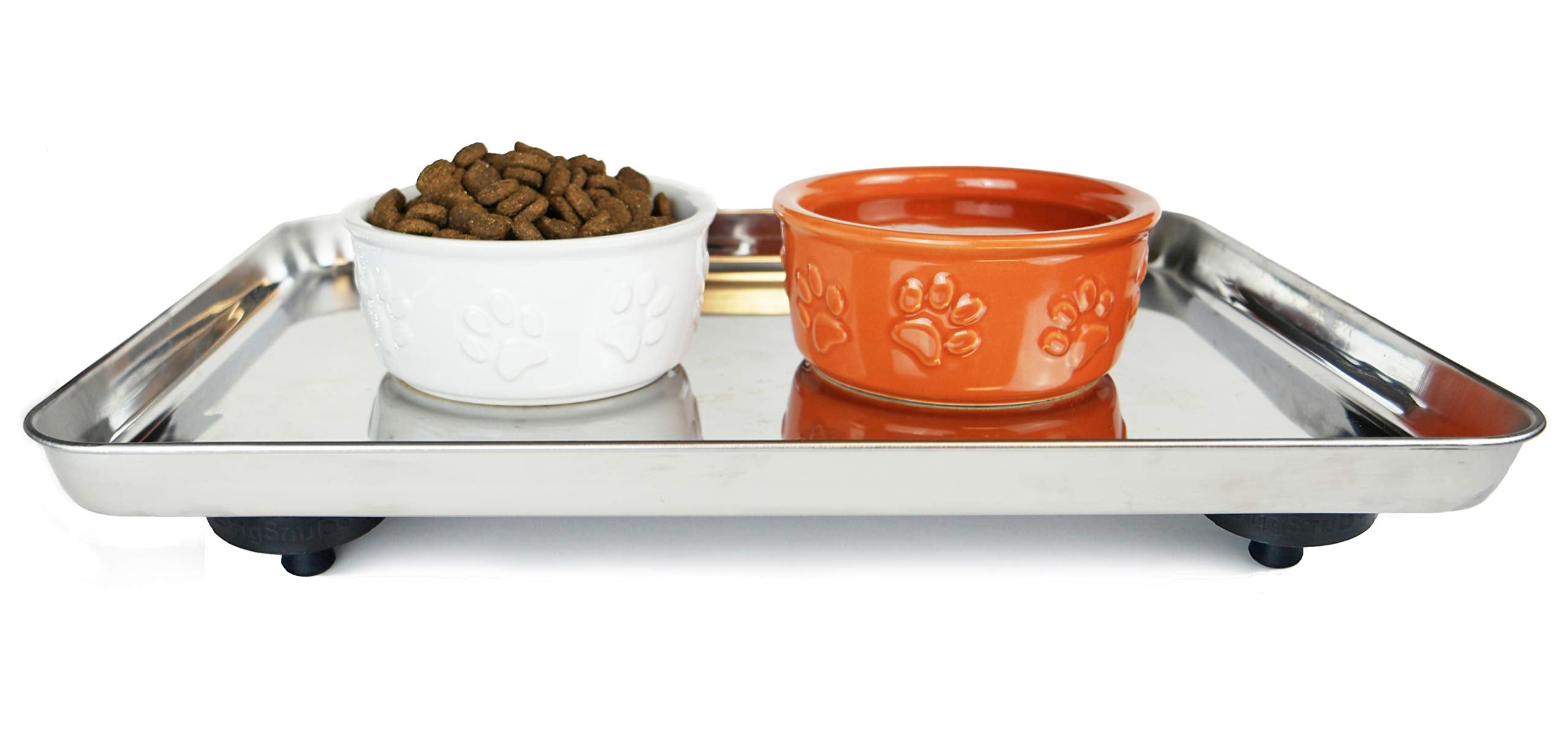 Bugsnub Legs For Trays (4 Pack)- Waterless, Moat Free Cat And Dog Food Tray Legs For Crawling Pest Free Pet Food Feeding Station