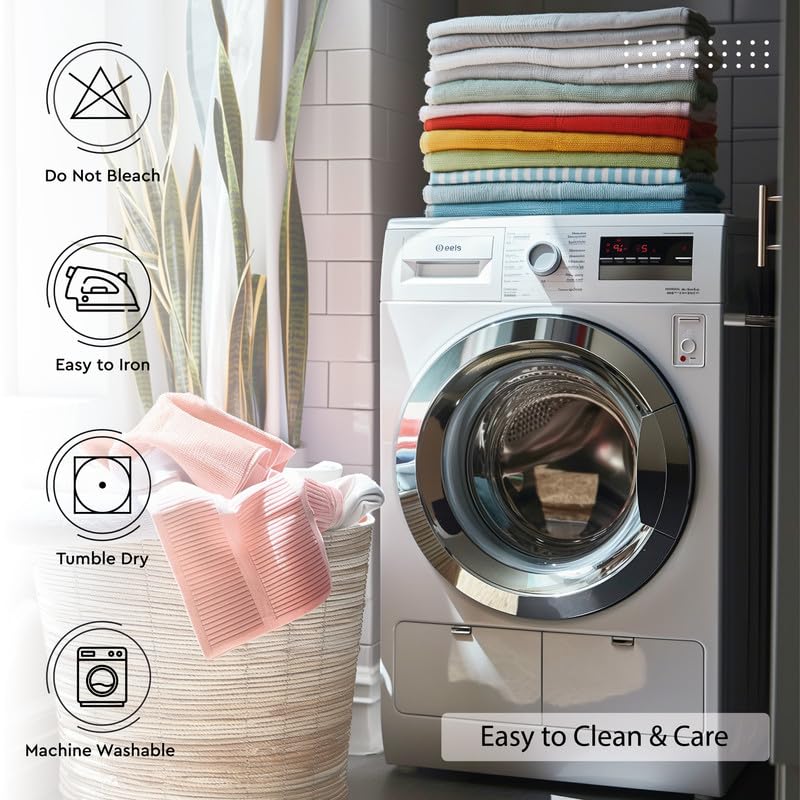 Encasa Table Runner 13X104 In Long | Cotton Canvas Fabric | Ice Blue Solid Color | Machine Washable & Durable