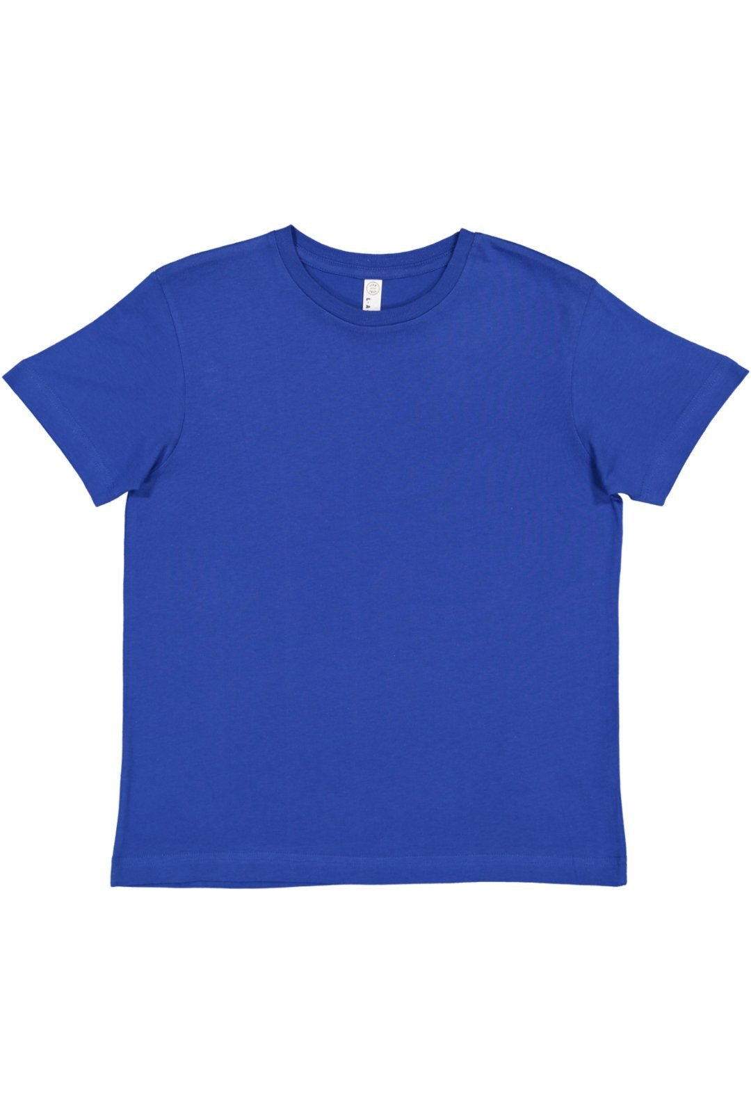 LAT Youth Fine Jersey Tee - Royal  L