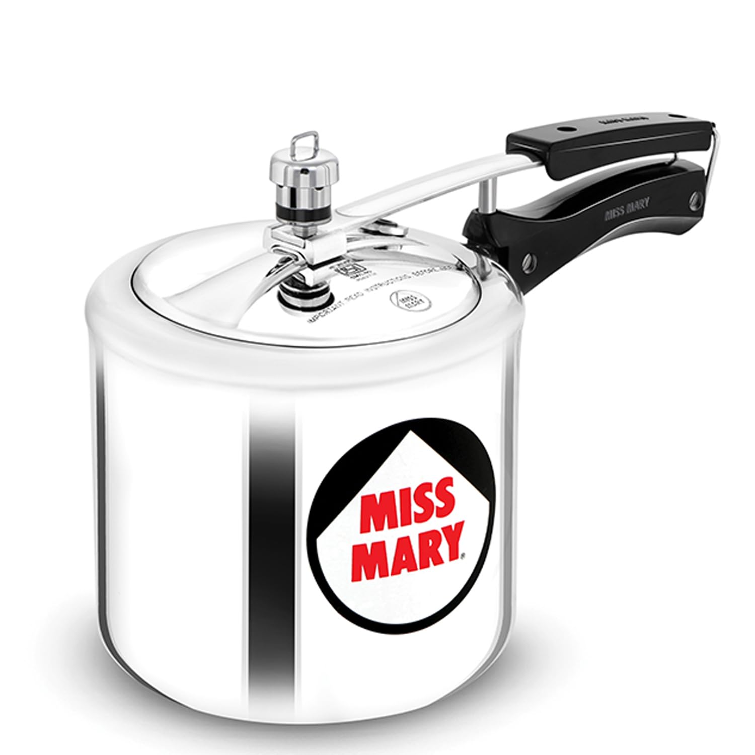 Hawkins Aluminium 3.5 Litre Miss Mary Pressure Cooker, Inner Lid Cooker, Silver (Mm35)