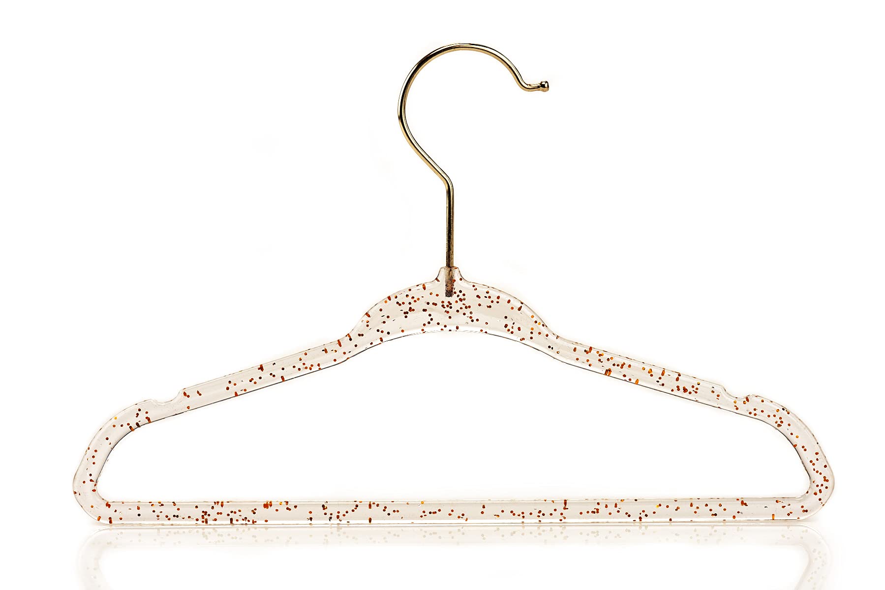 Concepts 20 Pack Premium Heavy Duty Glitter Acrylic Baby Hangers-Elegant For Baby Nursery Space-Saving Non-Slipclothes Hangers W
