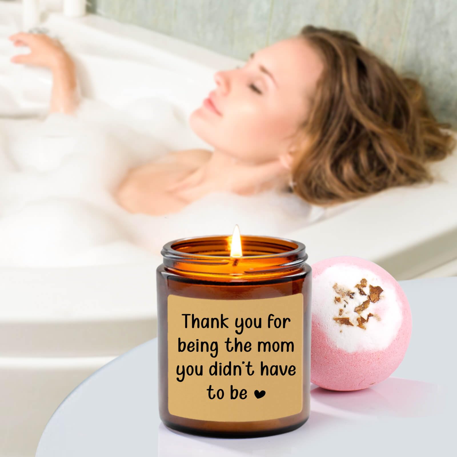 Ithmahco Bonus Mom Gifts(8 Pcs), Step Mom Gifts, Bonus Mom Birthday Day Gifts, Birthday Day Gifts For Stepmom, Best Bonus Mom Gi