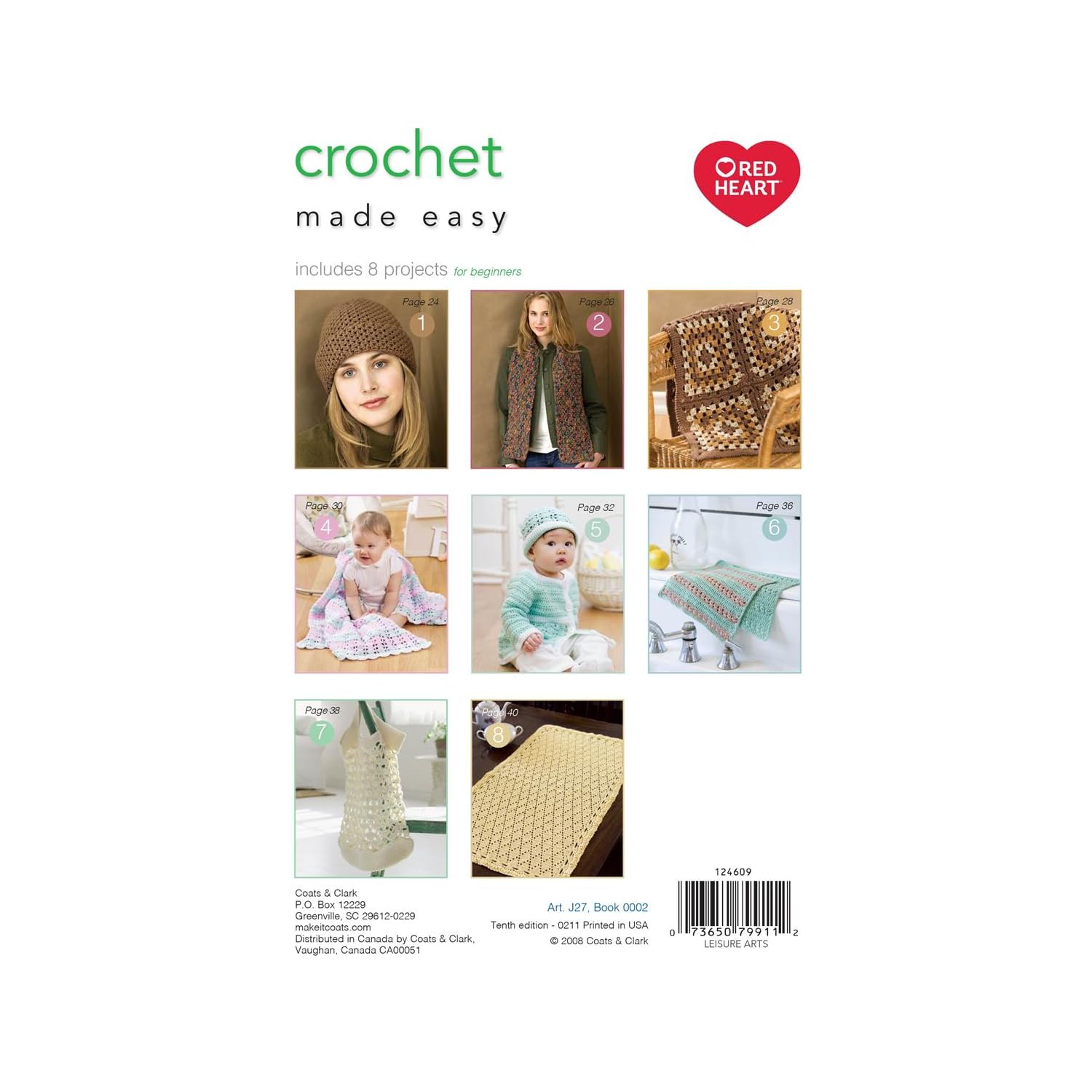 Coats Crochet Book, Multicoloured