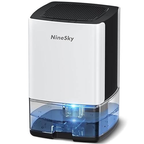 Ninesky Dehumidifier, (350 Sqft) 40 Oz Dehumidifiers For Bathroom, Bedroom, Dehumidifier With Auto Shut Off Function, Two Workin