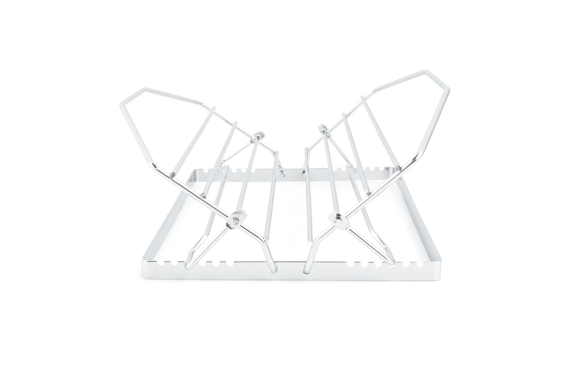 Fox Run Non-Stick Roasting And Cooling Rack, Adjustable, 11'' X 10'' X 5'', Metallic