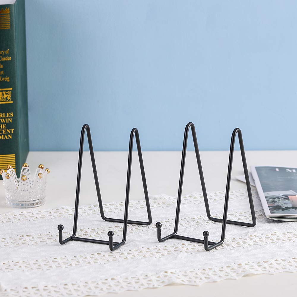 Plate Stands for Display - Iron Easel Stand Plate Holder Display Stand Picture Frame Stand for Pictures | Photo|Decorative Plate