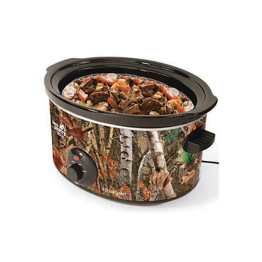 Open Country SC8017 Slow Cooker, 8 quart, Woodland Birch Camo