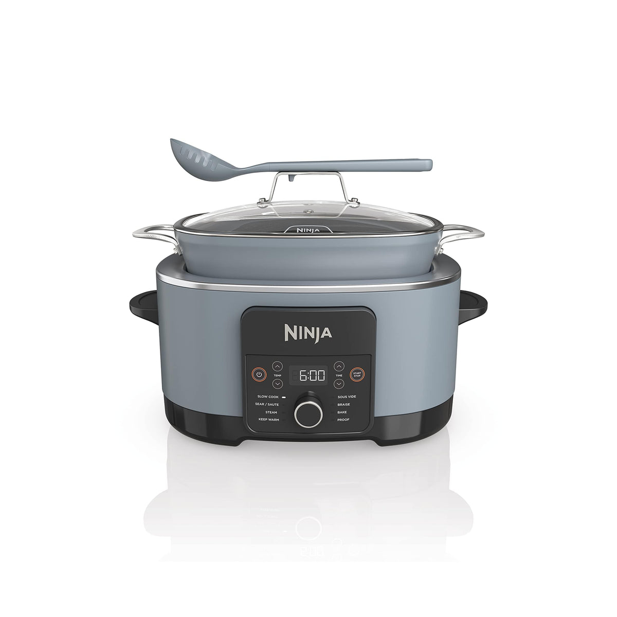Ninja Mc1001 Foodi Possiblecooker Pro 8.5 Quart Multi-Cooker, With 8-In-1 Slow Cooker, Dutch Oven, Steamer, Glass Lid Integrated
