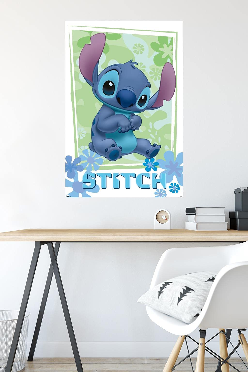 Trends International Lilo & Stitch Flowers Wall Poster, 22.375" x 34", Premium Unframed Version