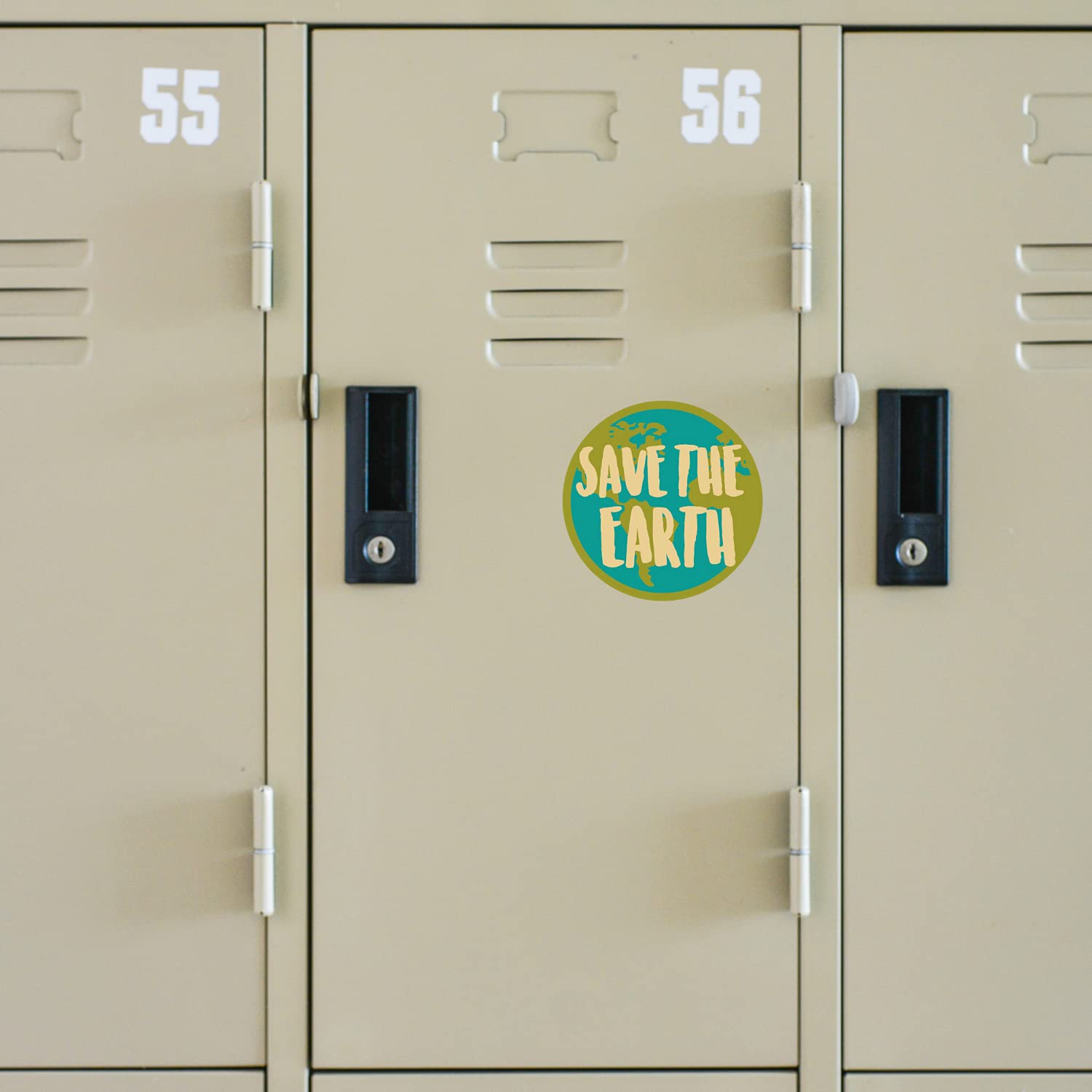 Save The Earth Cute Magnet, Magnetic Decals For Cars, Mailbox, Locker, Classroom, Or Fridge, Inspirational Magnets, 5.5 Inches