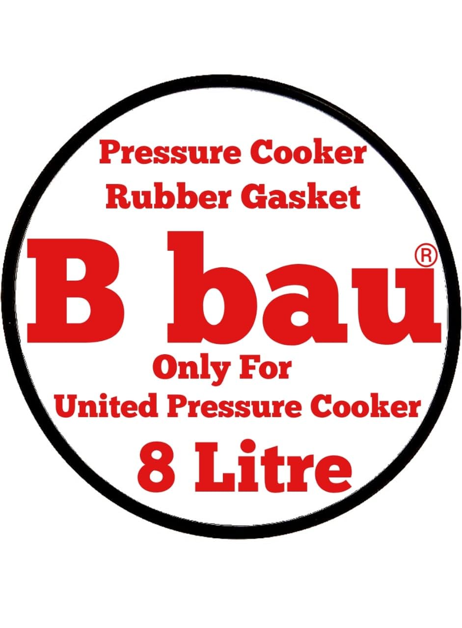 B Bau Pressure Cooker Rubber Gasket Only For United Pressure Cooker Inner Lid Steel Or Aluminium 8 Litre
