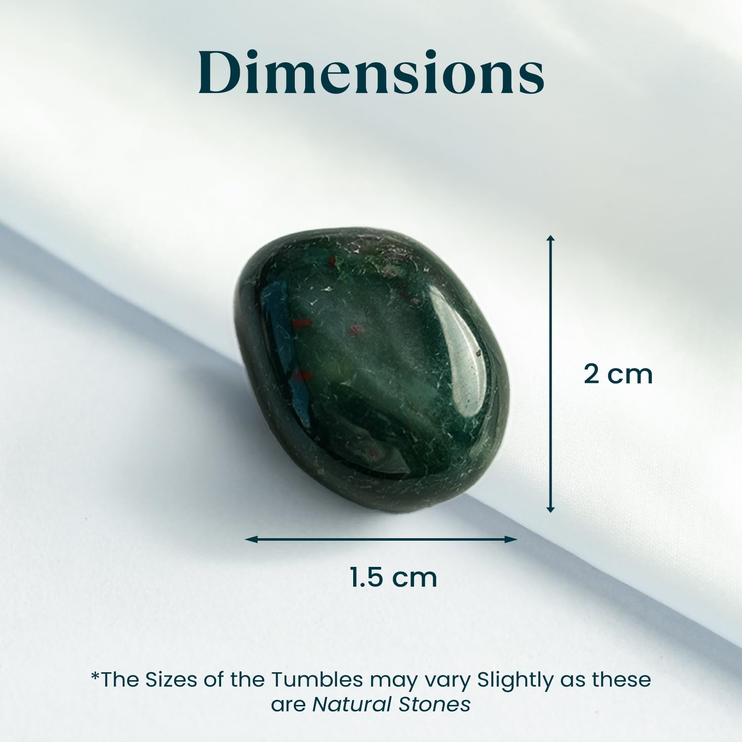 Astrotalk Bloodstone Tumble | Boosts Courage, Willpower & Physical Vitality | Enhances Immunity, Detox & Confidence | Grounding & Strength | Home & Office Decor | Gift for Man & Woman