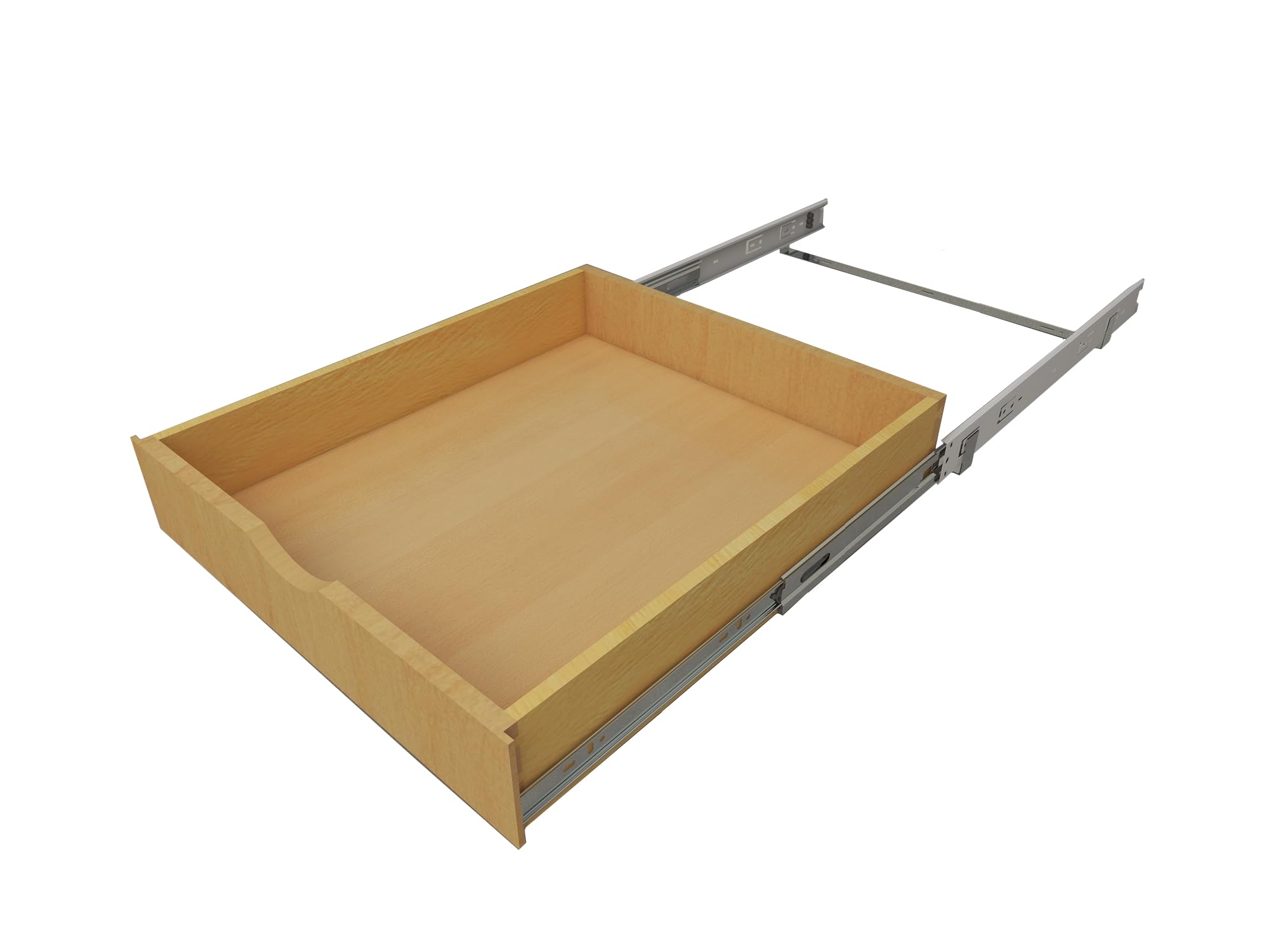 Elysian 20 Inch Width Kitchen Bottom Mount Soft Close Pull/Roll Out Organizer Drawer With Under Cabinet Sliding Shelf And Fully