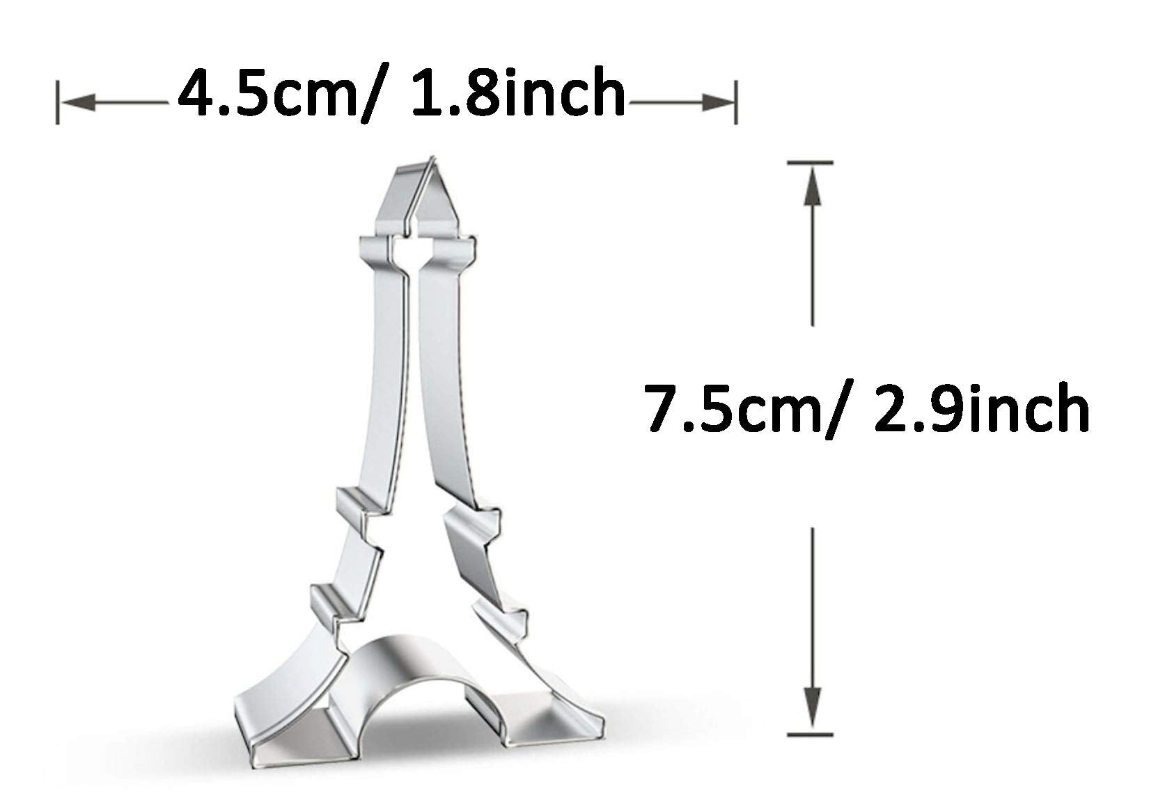 Wjsyshop Eiffel Tower Cookie Cutter - B