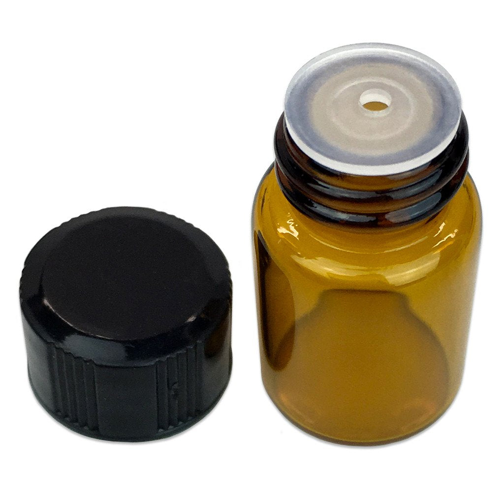 Beauticom 2Ml Amber Glass Vial 144 Pieces - For Essential Oils, Aromatherapy, Fragrance, Serums, Spritzes, With Orifice Reducer