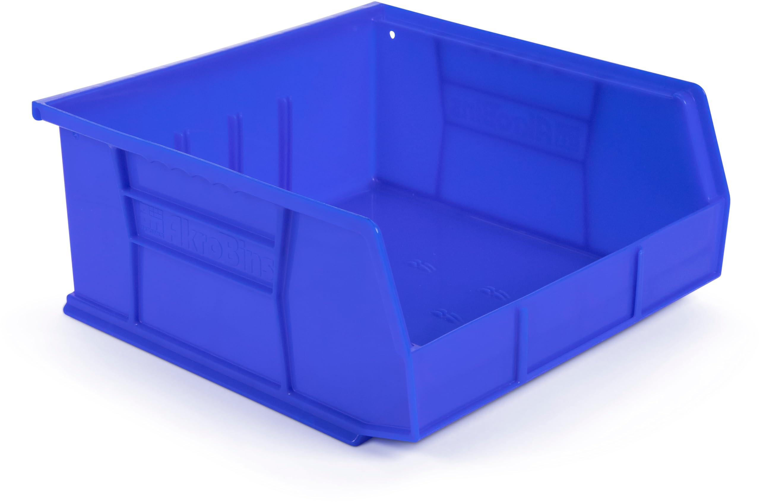 Hudson Exchange 11'' X 11'' X 5'' Plastic Stackable Storage Bin And Hanging Container (Blue)