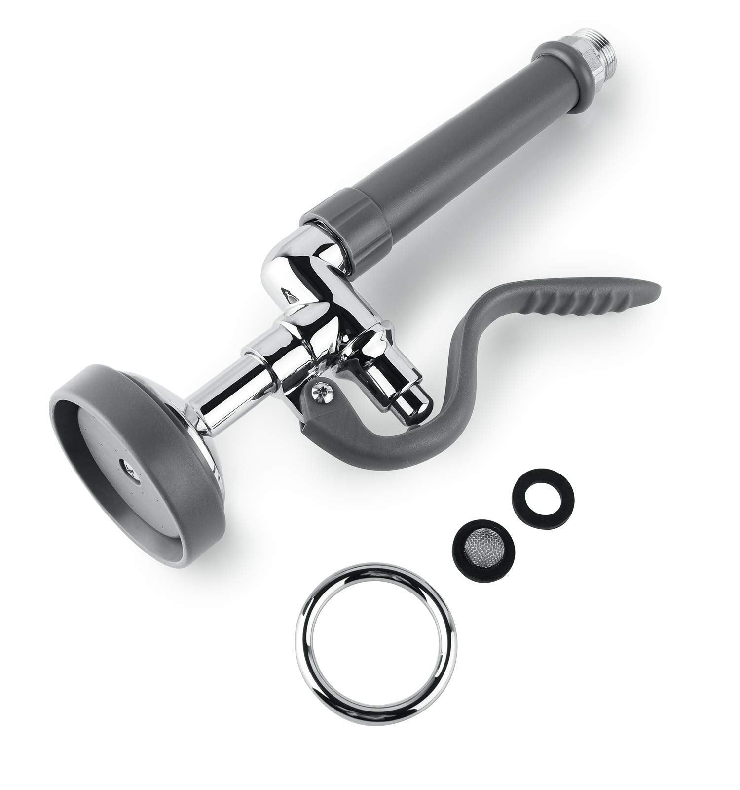 Cwm Pre Rinse Sprayer Commercial Sink Sprayer Head Spray Valve,1.42Gpm Restaurant Sink Dish Sprayer With Handle For Commercial K