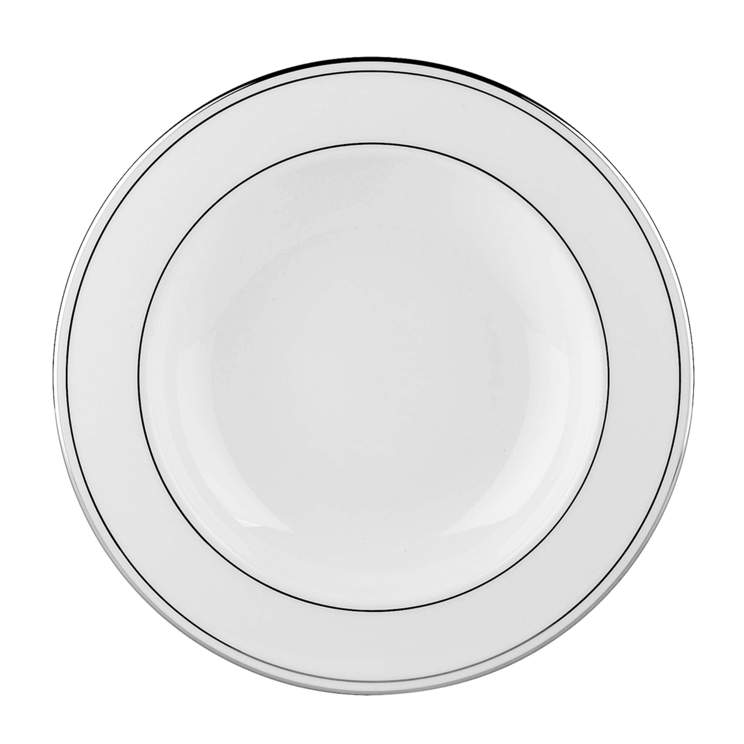 Lenox Federal Platinum Rimmed, Pasta/Soup Bowl, White