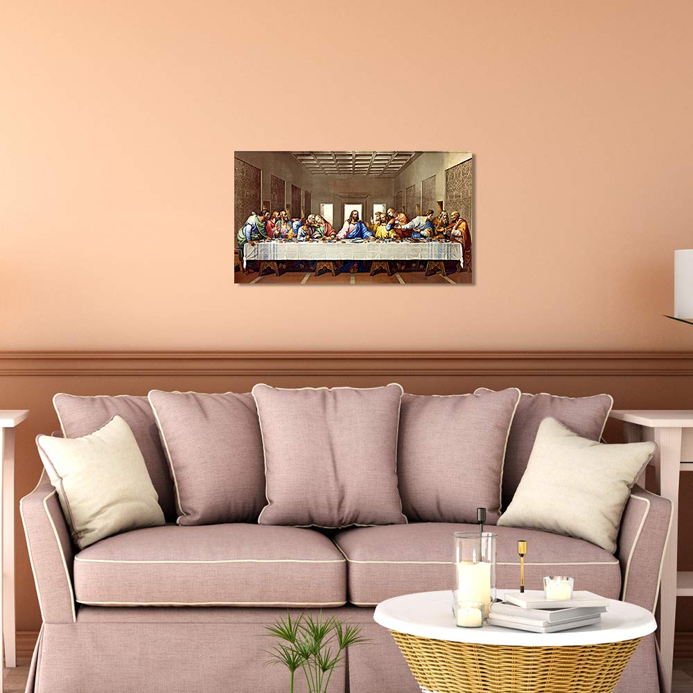 A&T Artwork The Last Supper By Leonardo Da Vinci The World Classic Art Reproductions, Giclee Canvas Prints Wall Art For Home Dec