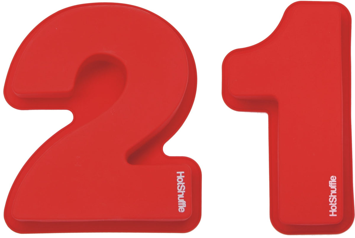 Hotshuffle Large Silicone Number 21 Cake Pan Tin Mould 21St Birthday Gift 2 1