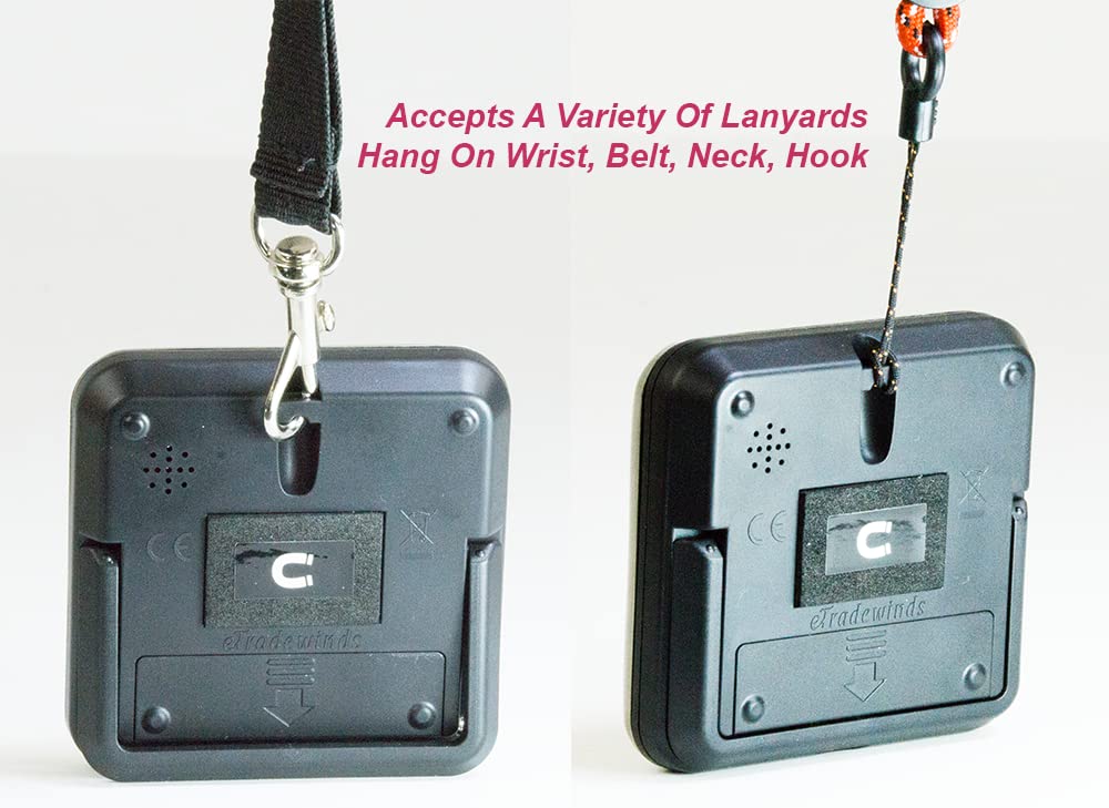 eTradewinds Elegant Stainless Steel Kitchen Timer - Silver - Loud Alarm, Strong Magnetic Back, Auto Memory, Model eT-26