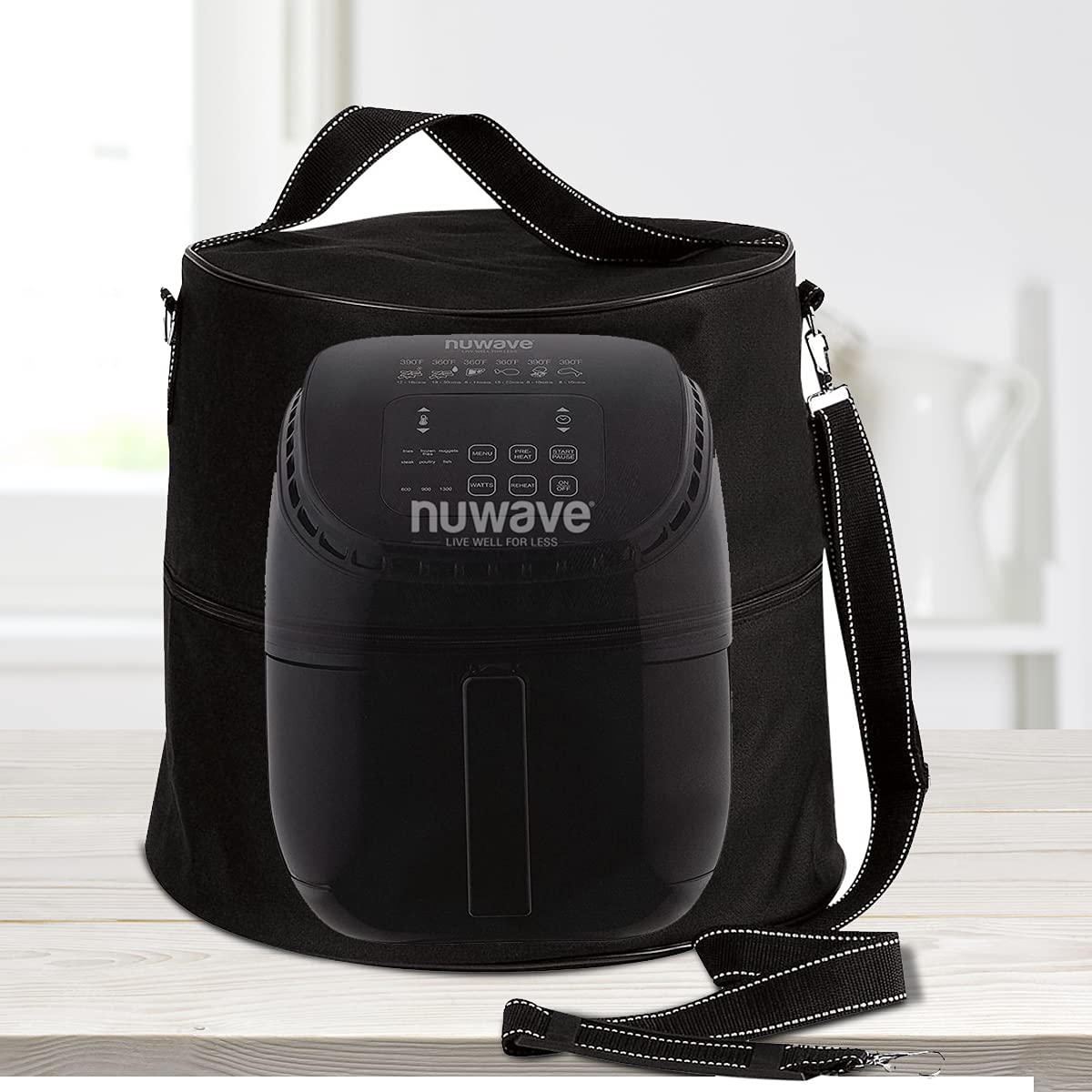 Nuwave Carrying Case for the Nuwave Oven  Brio Digital Air Fryer  Primo Grill Oven & Nutri-Pot Digital Pressure Cooker