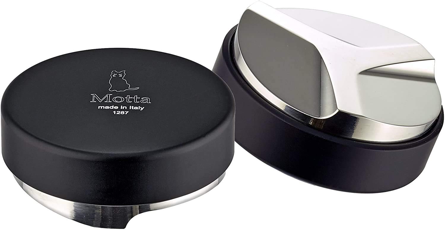 Metallurgica Motta 8350/585 Barista Coffee Espresso Leveling Tool For 58.5 Mm Porta Filter, Black