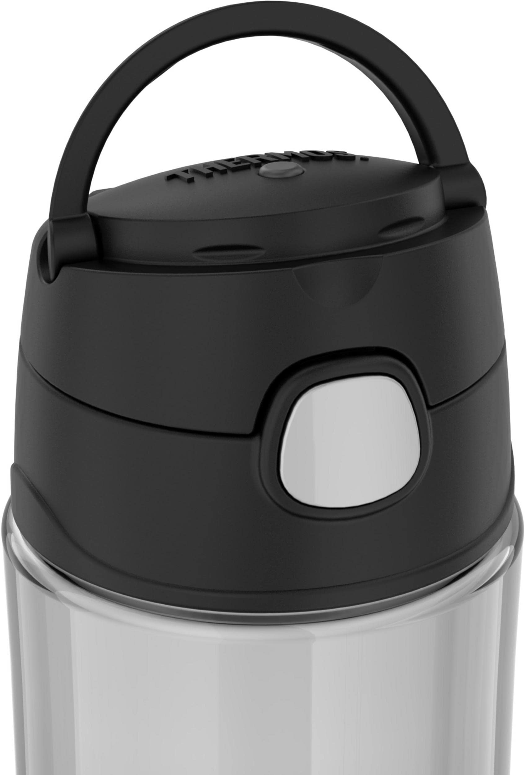 Thermos Funtainer 16 Ounce Plastic Hydration Bottle With Spout, Black