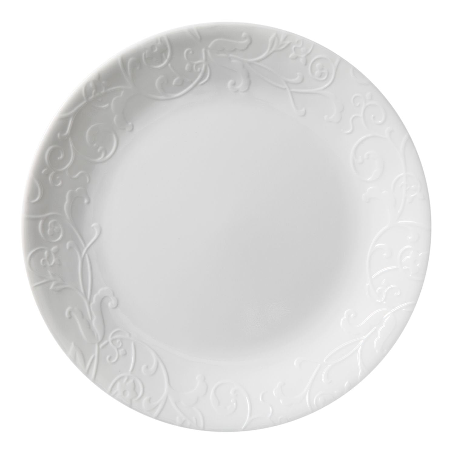 Corelle Embossed Bella Faenza 8.5 Lunch Plate (Set of 4)