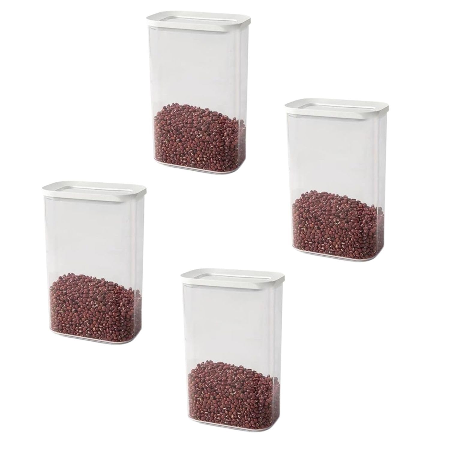 Fs Cool Airtight Kitchen Storage Containers  BpaFree Modular Plastic Jars For Store Pulses, Cereals, Dry Fruits, Grains | Food