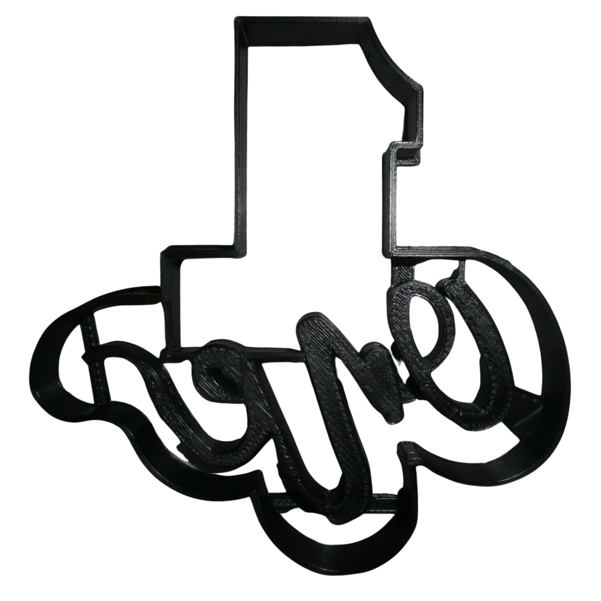Number One 1 With Word Birthday Anniversary Party Age Detailed Cookie Cutter Made In Usa Pr2402